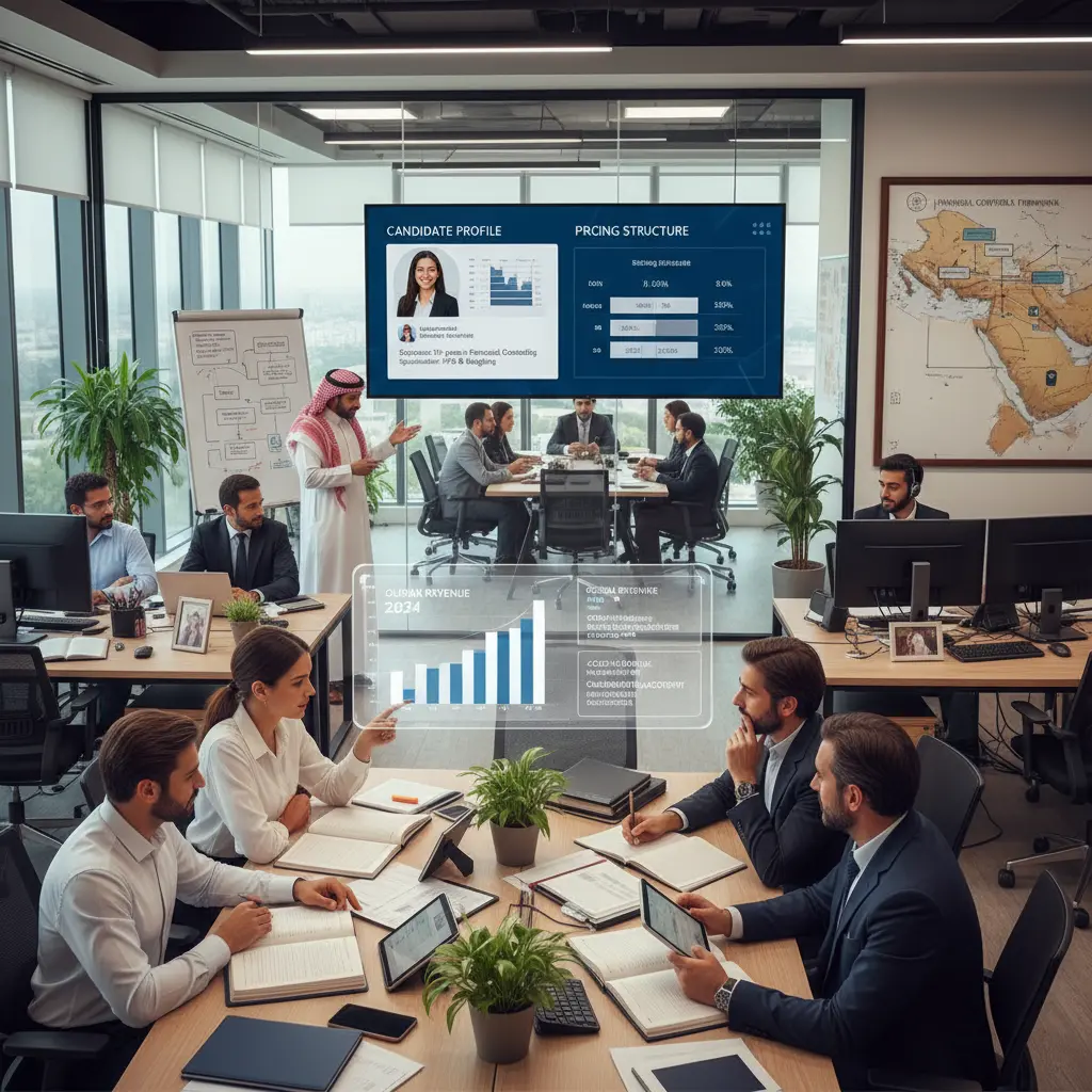 Diagram of end-to-end finance expertise and resources