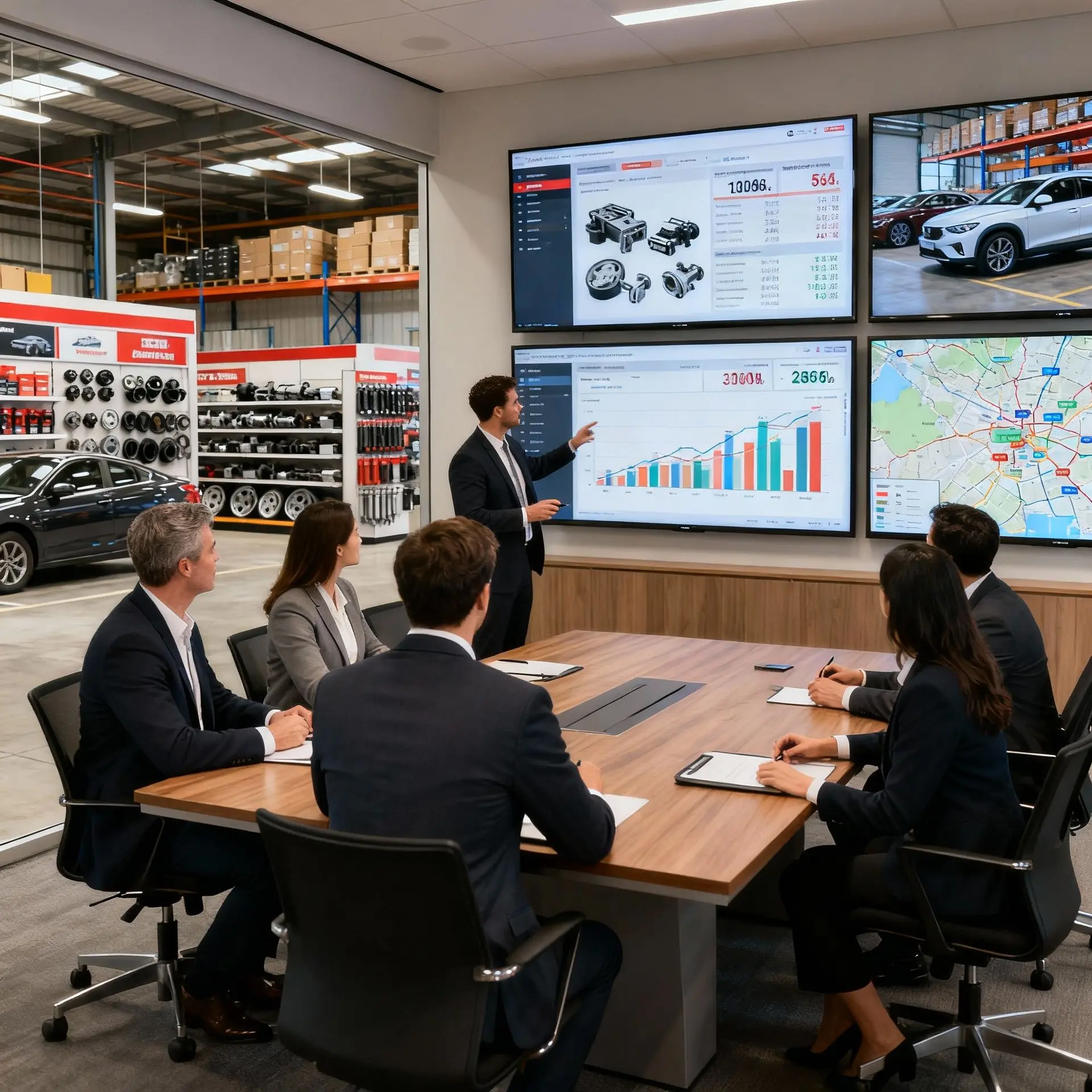 Automotive & Aftermarket Parts finance graphic