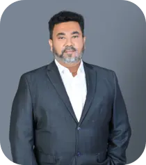 Portrait of Sadiq Thasin, Group CFO